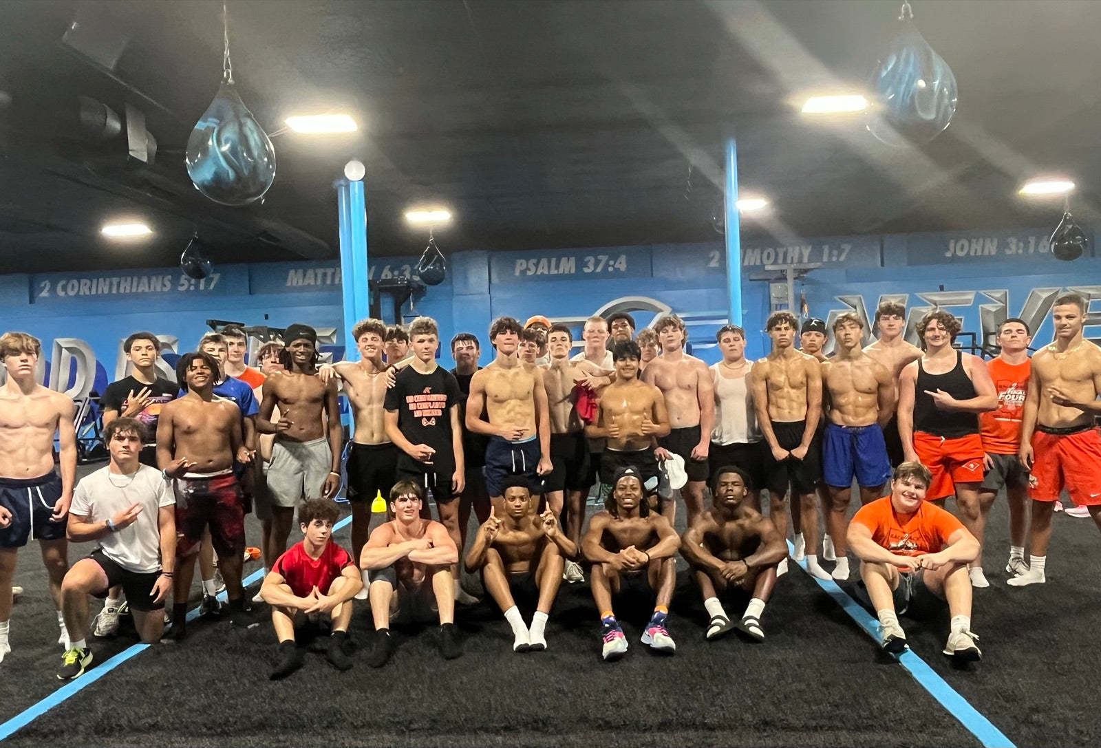 Athletes who train at Nevels Fitness